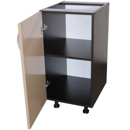 Corp inferior cu 1 usa Zebra, Wenge / Cappuccino, fara blat, 40 x 82 x 50 cm [1]