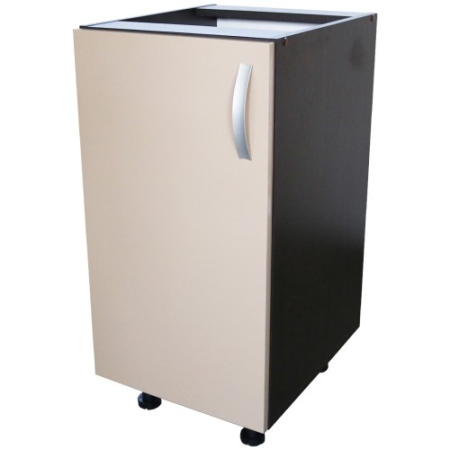 Corpuri Inferioare - Corp inferior cu 1 usa Zebra, Wenge / Cappuccino, fara blat, 40 x 82 x 50 cm