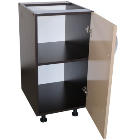 Corp inferior cu 1 usa Zebra, Wenge / Cappuccino, fara blat, 40 x 82 x 50 cm [2]