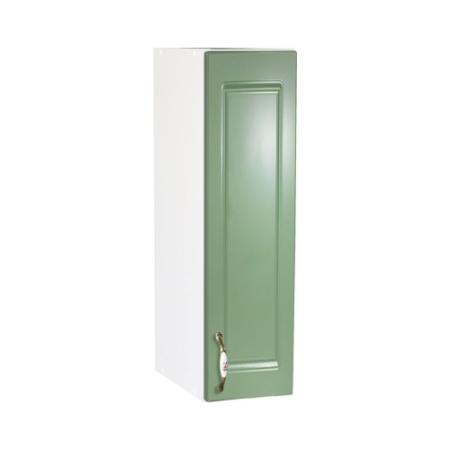 Mobilier Bucatarie - Corp superior 20 cu 1 usa Zebra MDF verde drept