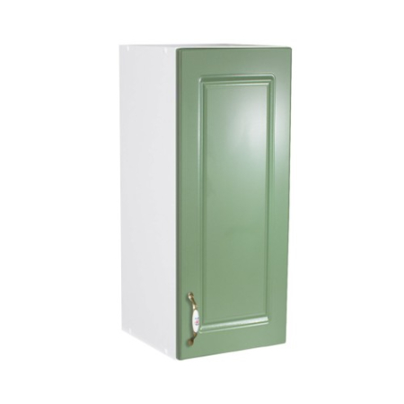 Mobilier Bucatarie - Corp superior 30 cu 1 usa Zebra MDF verde drept