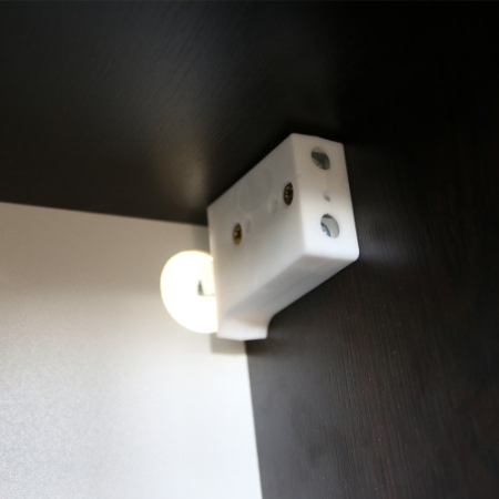 Corp superior 40 cu 1 usa Zebra MDF rosu simplu [2]