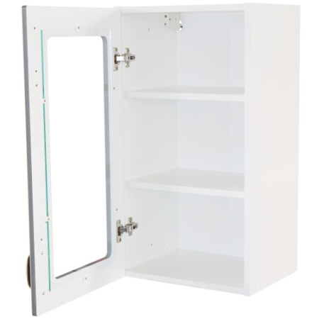 Corp superior 40 vitrina cu 1 usa Zebra MDF gri [4]