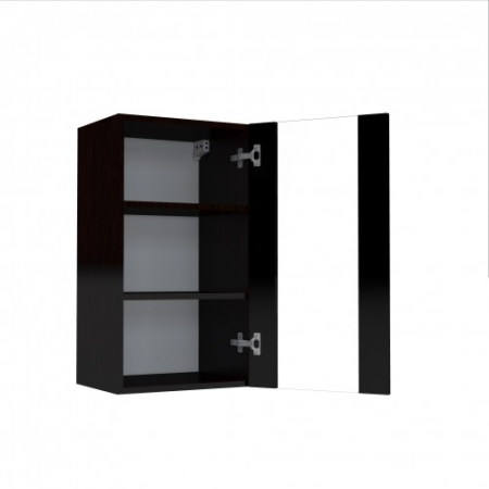 Corp superior 40 vitrina cu 1 usa Zebra negru [1]