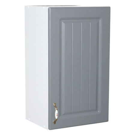 Mobilier Bucatarie - Corp superior 45 cu 1 usa Zebra MDF gri dungi