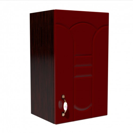 Corpuri Superioare - Corp superior 45 cu 1 usa Zebra MDF tulip rosu