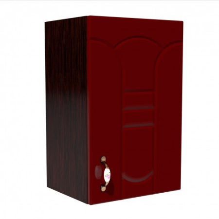 Corpuri Superioare - Corp superior 50 cu 1 usa Zebra MDF tulip rosu