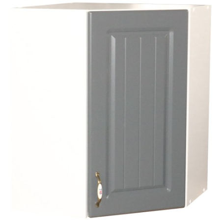 Mobilier Bucatarie - Corp superior 57 colt cu 1 usa Zebra MDF gri dungi