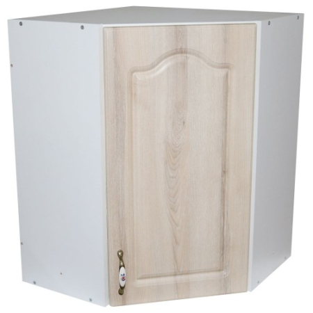 Bucatarii Modulare - Corp superior 57 colt cu 1 usa Zebra MDF sonoma mustata