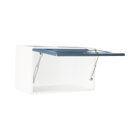 Corp superior 60 cu 1 usa orizontala pentru hota Zebra MDF albastru drept [3]