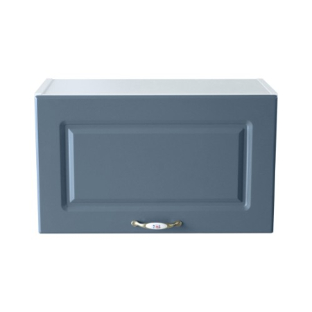 Corp superior 60 cu 1 usa orizontala pentru hota Zebra MDF albastru drept [2]