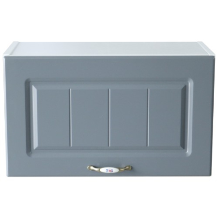 Corp superior 60 cu 1 usa orizontala pentru hota Zebra MDF gri dungi [3]