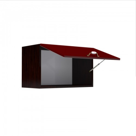 Corp superior 60 cu 1 usa orizontala pentru hota Zebra MDF rosu simplu [2]