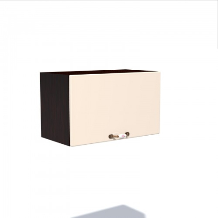 Mobilier Bucatarie - Corp superior 60 cu 1 usa orizontala pentru hota Zebra MDF vanilie simplu