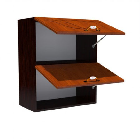 Corp superior 60 cu 2 usi orizontale Zebra MDF frunza cedru [2]