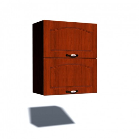 Mobilier Bucatarie - Corp superior 60 cu 2 usi orizontale Zebra MDF mustata cedru