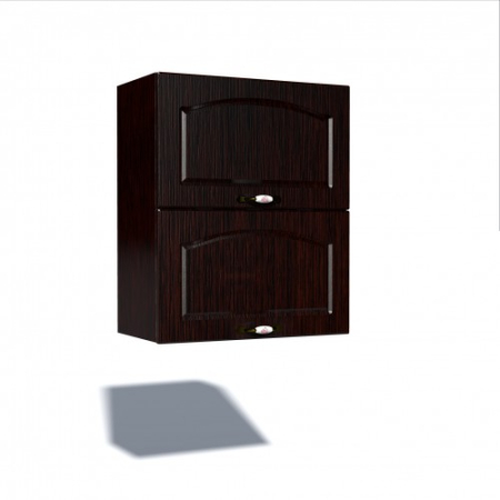 Mobilier Bucatarie - Corp superior 60 cu 2 usi orizontale Zebra MDF mustata wenge