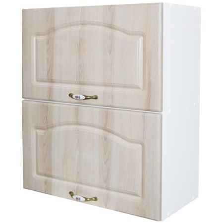 Corpuri Superioare - Corp superior 60 cu 2 usi orizontale Zebra MDF sonoma mustata