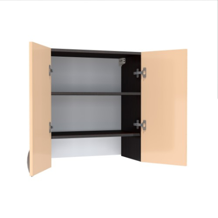 Corp superior 60 cu 2 usi pentru hota telescopica Zebra cappuccino [2]