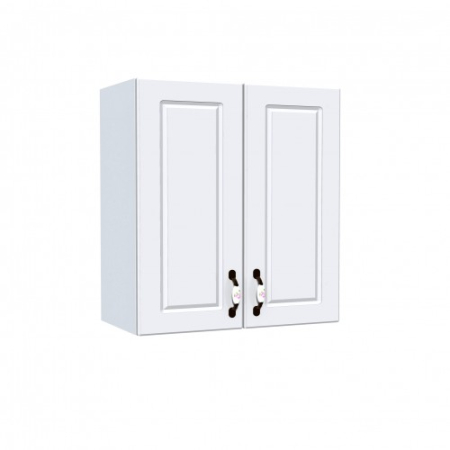 Corpuri Superioare - Corp superior 60 cu 2 usi pentru hota telescopica Zebra MDF alb