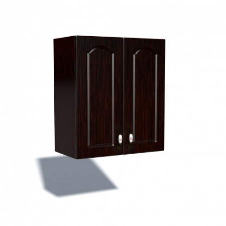 Mobilier Bucatarie - Corp superior 60 cu 2 usi pentru hota telescopica Zebra MDF mustata wenge