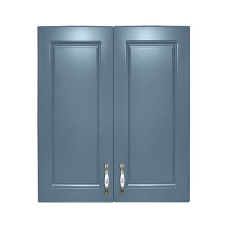 Corp superior 62 cu 2 usi Zebra MDF albastru drept [1]