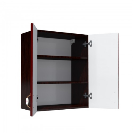 Corp superior 62 cu 2 usi Zebra MDF tulip rosu [1]