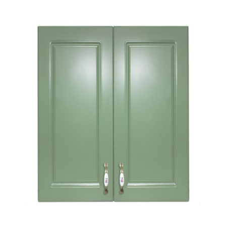 Corp superior 62 cu 2 usi Zebra MDF verde drept [1]