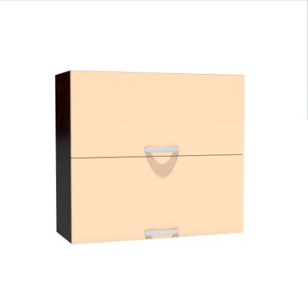 Corpuri Superioare - Corp superior 80 cu 2 usi orizontale Zebra cappuccino