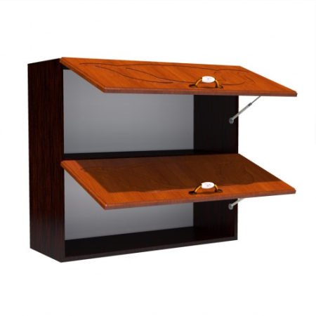 Corp superior 80 cu 2 usi orizontale Zebra MDF frunza cedru [1]