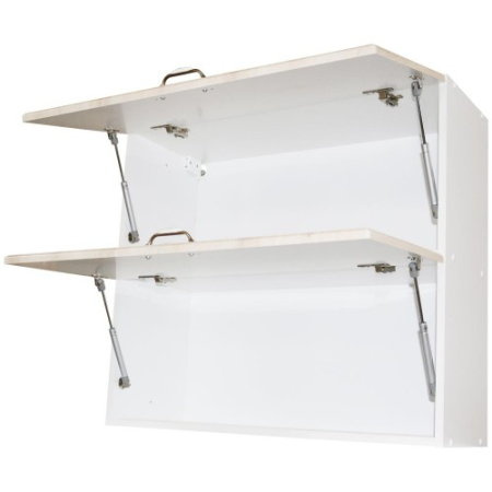 Corp superior 80 cu 2 usi orizontale Zebra MDF sonoma mustata [1]