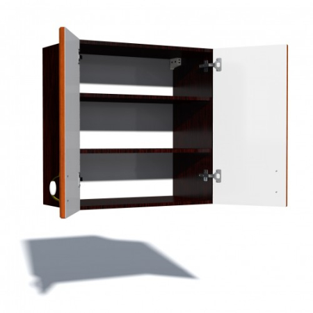 Corp superior 80. cu 2 usi Zebra MDF frunza cedru [1]