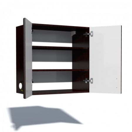 Corp superior 80. cu 2 usi Zebra MDF mustata wenge [1]