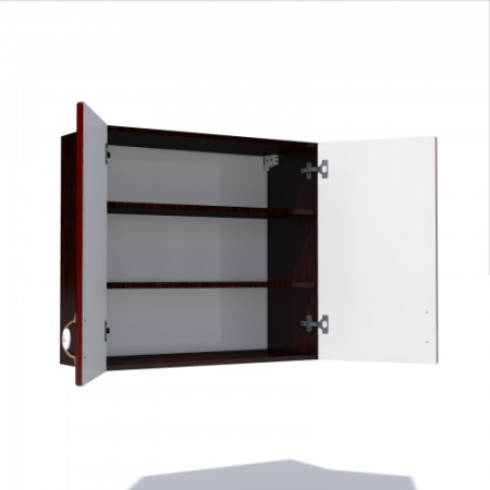 Corp superior 80. cu 2 usi Zebra MDF tulip rosu [1]