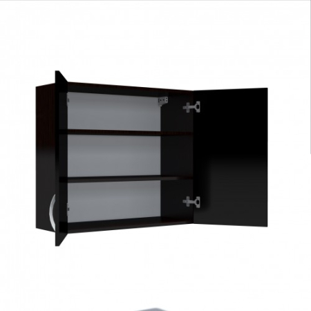 Corp superior 80. cu 2 usi Zebra negru [2]