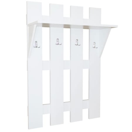 Cuiere Suspendate - Cuier 4 fasii alb, 70 x 25 x 100 cm