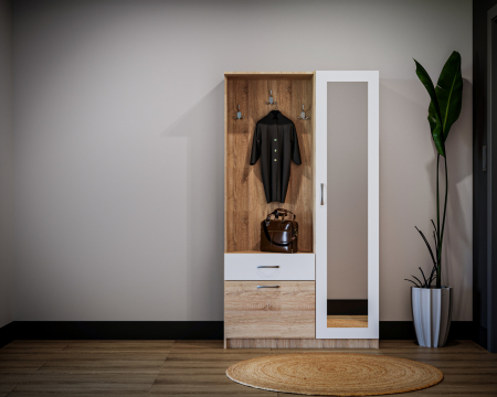 Mobilier Hol - Cuier Como Sonoma&Alb