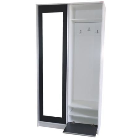 Cuier David Alb, 100 x 38 x 194 cm [2]