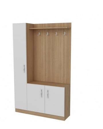 Mobilier Hol - Cuier Panamera Sonoma&Alb