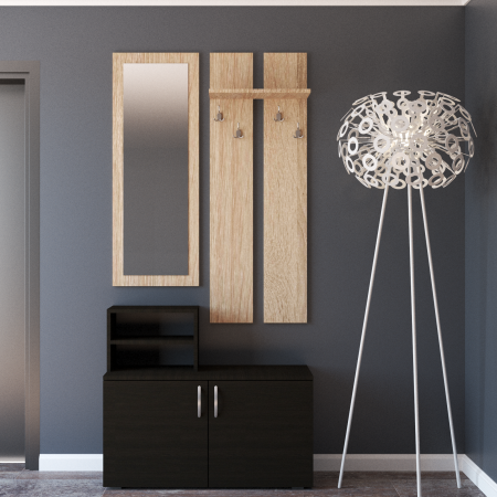 Mobilier Hol - Cuier Venice Wenge&Sonoma