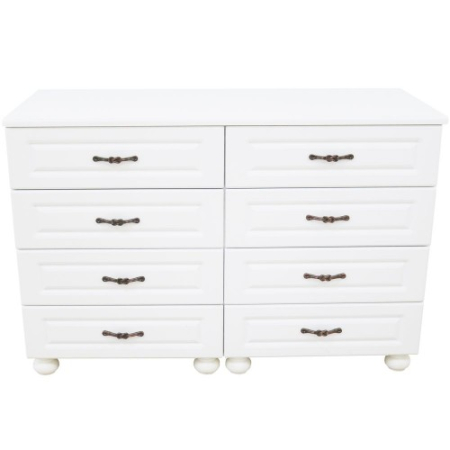 Dormitor Dynasty Alb cu pat 140x200 cm [8]