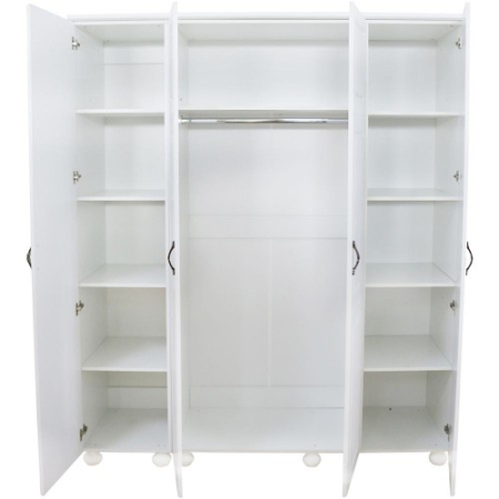 Dormitor Dynasty Alb cu pat 180x200 cm [10]