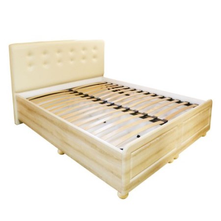 Dormitor Dynasty MDF Sonoma cu pat pentru saltea 160x200 cm [5]