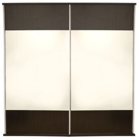 Dormitor Laguna cu pat 160x200 cu 2 sertare Wenge cu Vanilie [12]