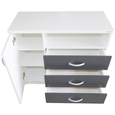 Dormitor Milano cu Pat Alb 140x200 cm [3]