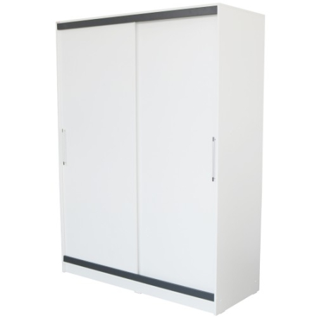 Dormitor Verona Alb/Gri cu pat 140x200 cm [8]