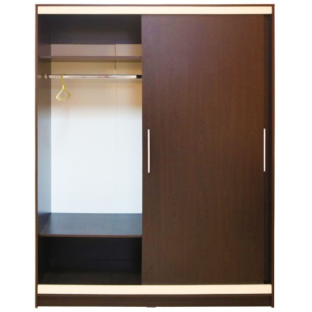 Dormitor Verona cu pat 140x200 cm, Wenge / Vanilie [7]