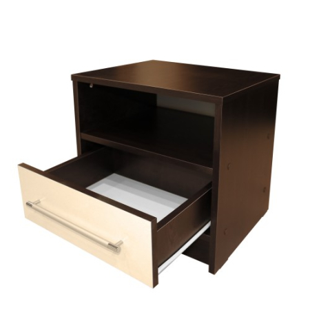 Dormitor Verona cu pat 160x200 cm, Wenge / Vanilie [1]