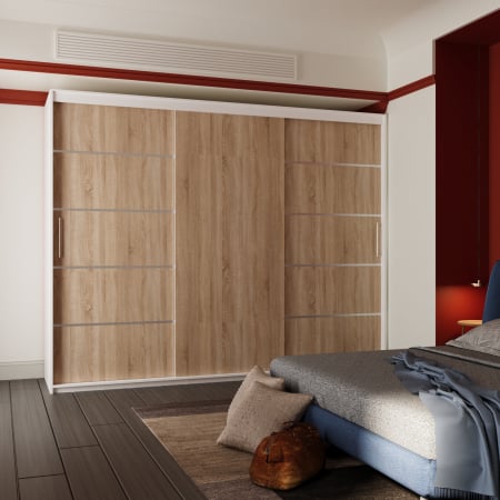 Dulapuri - Dressing Nice Alb&Sonoma