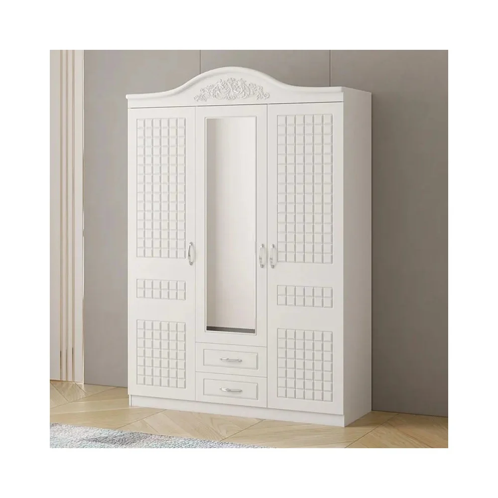 Dulapuri - Duap ZOE MDF 1,5 M ALB LUCIOS